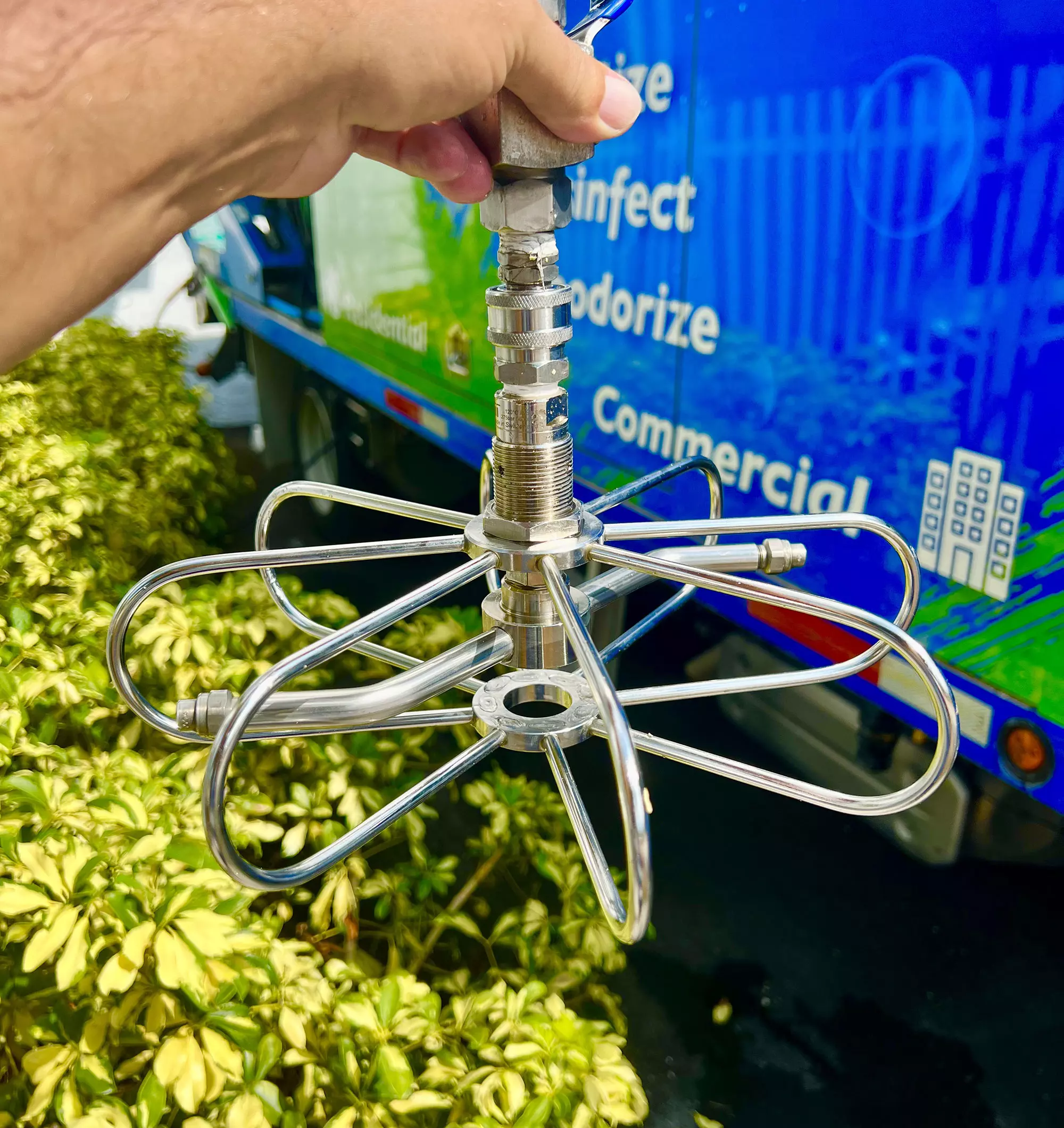 Trash Chute Cleaning Hardware